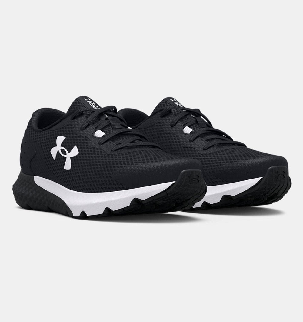 Under Armour Big Boys UA Charged Rogue 3 Black / White