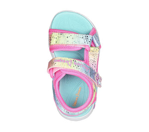 Skechers Toddler Girls Unicorn Dream - Majestic Bliss Velcro Sandal Pink / Multi