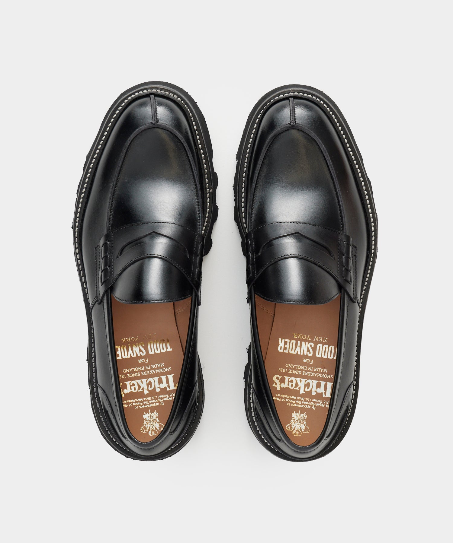 Todd Snyder x Tricker's James Loafer in black