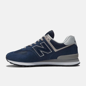 Women's Wide Fit New Balance  ML574EVN Running Trainers - Exclusive - Navy ENCAP