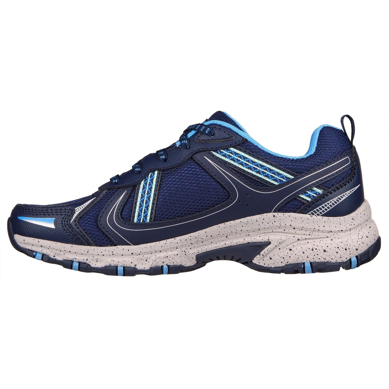 Women's Wide Fit Skechers 149820 Hillcrest Vast Adventure Trainers - Navy/Blue