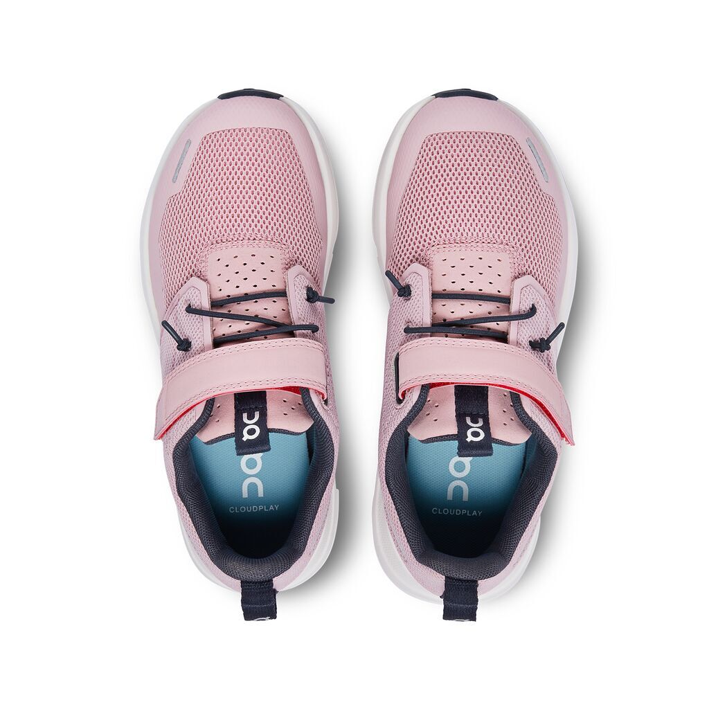 On Running Little Girls Cloud Play Velcro Zehpyr / White