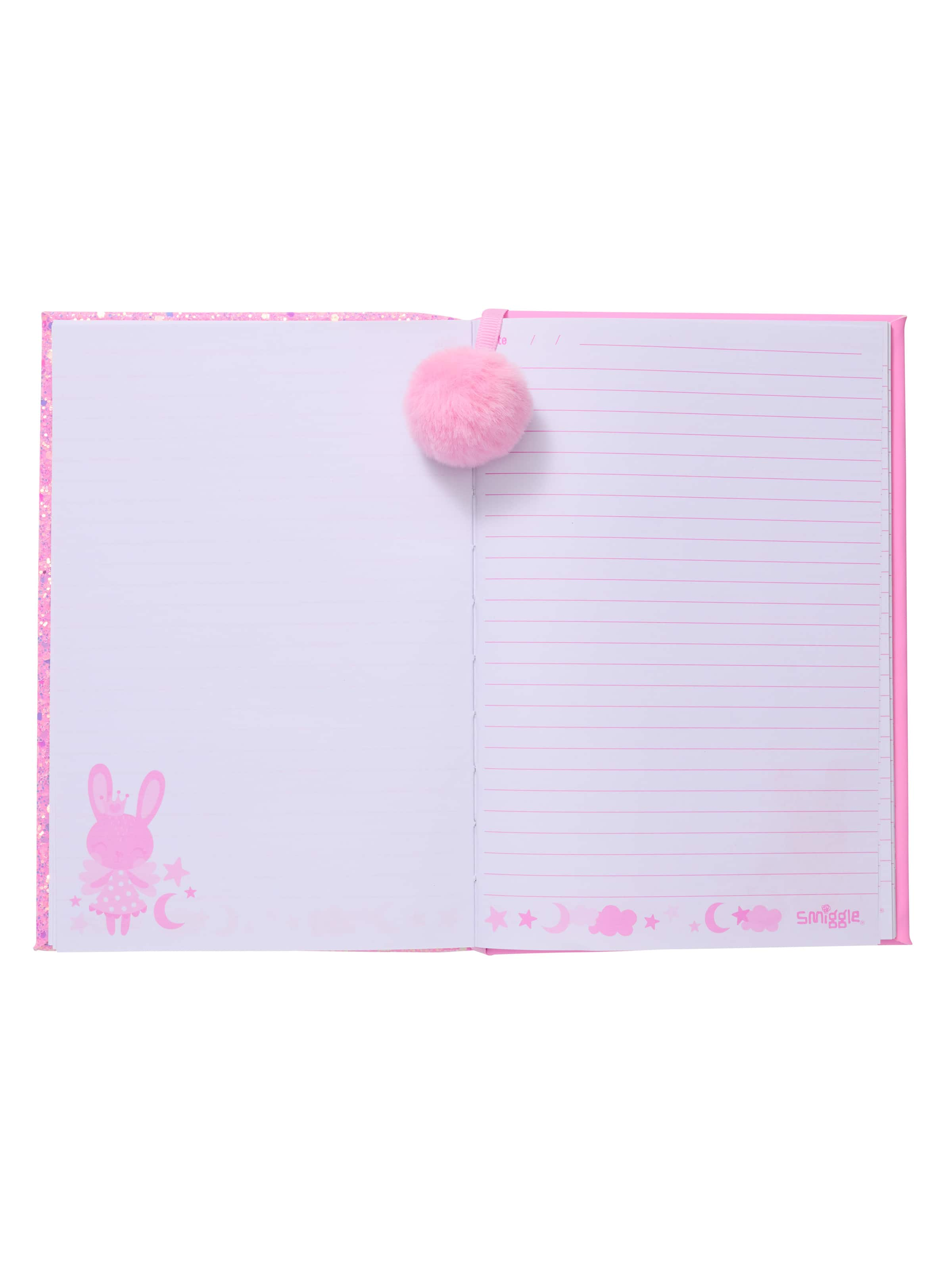 Smiggle - Sequin Dreams Double Sided A5 Notebook