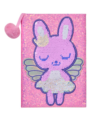 Smiggle - Sequin Dreams Double Sided A5 Notebook