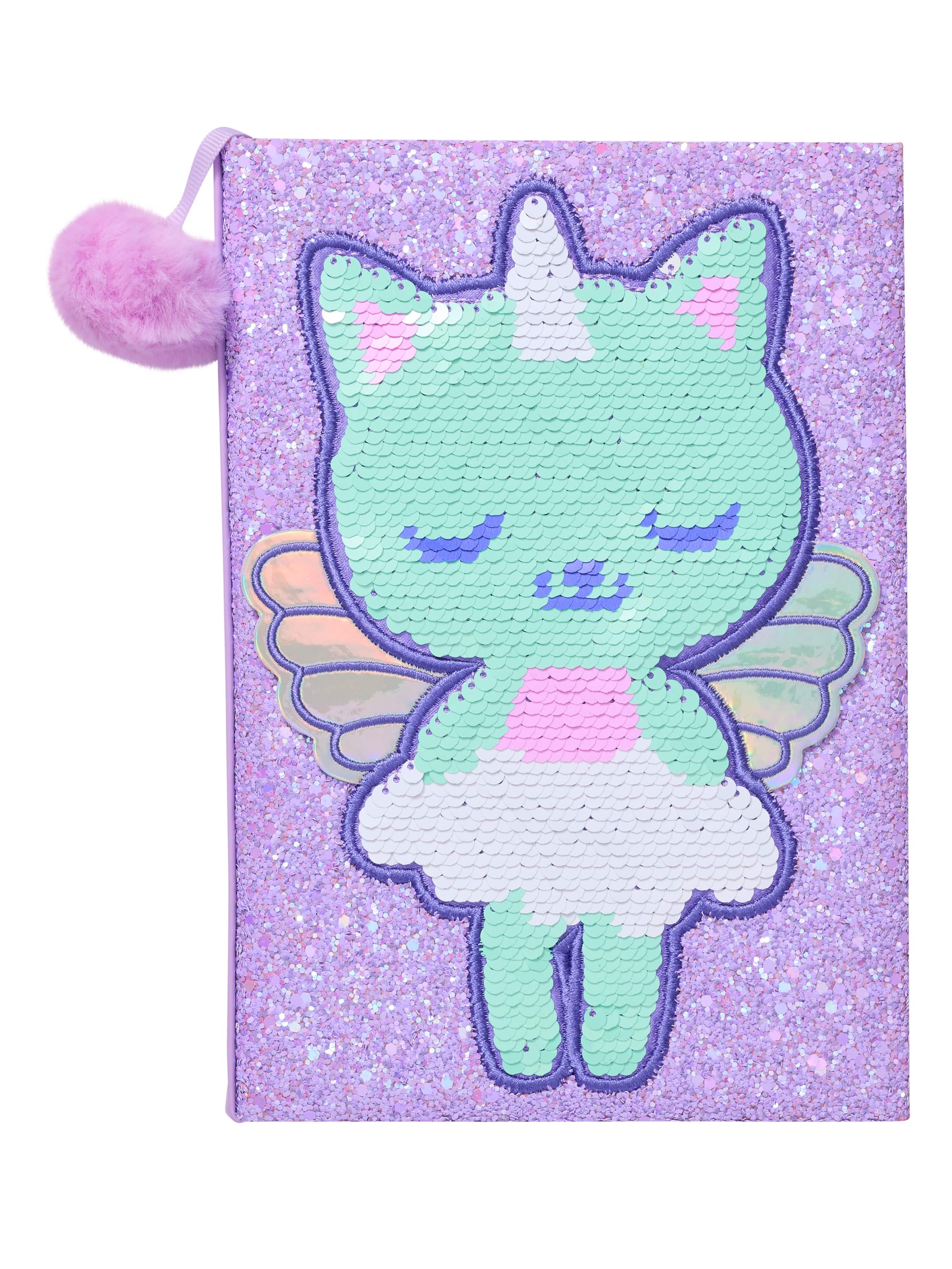 Smiggle - Sequin Dreams Double Sided A5 Notebook