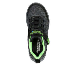 Skechers Little and Big Boys Razor Flex - Hydro-Rush Velcro Black / Charcoal