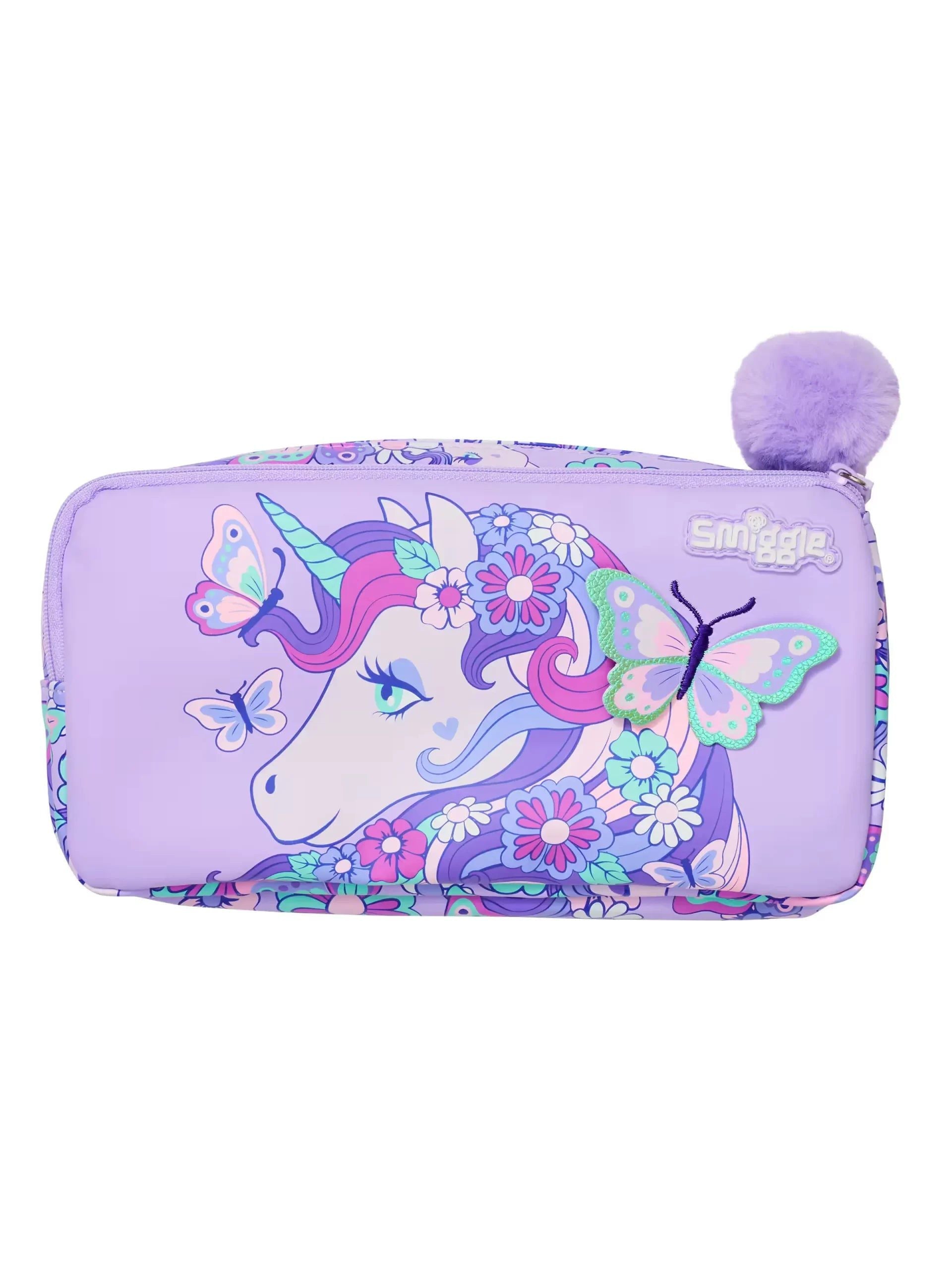 Smiggle - Hi There Double Compartment Pencil Case