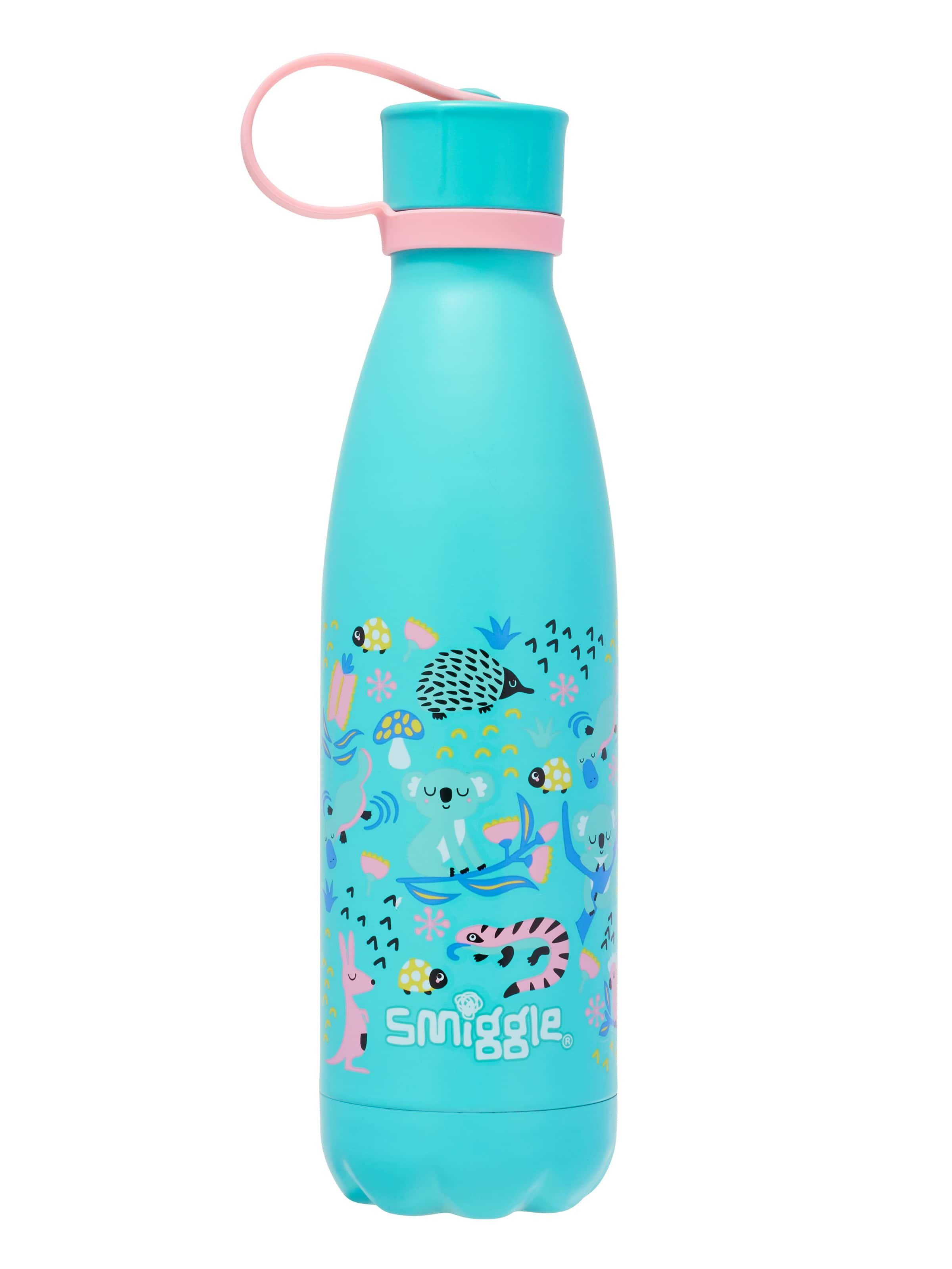 Smiggle - Hi There 500ML Steel Water Bottle with Lid