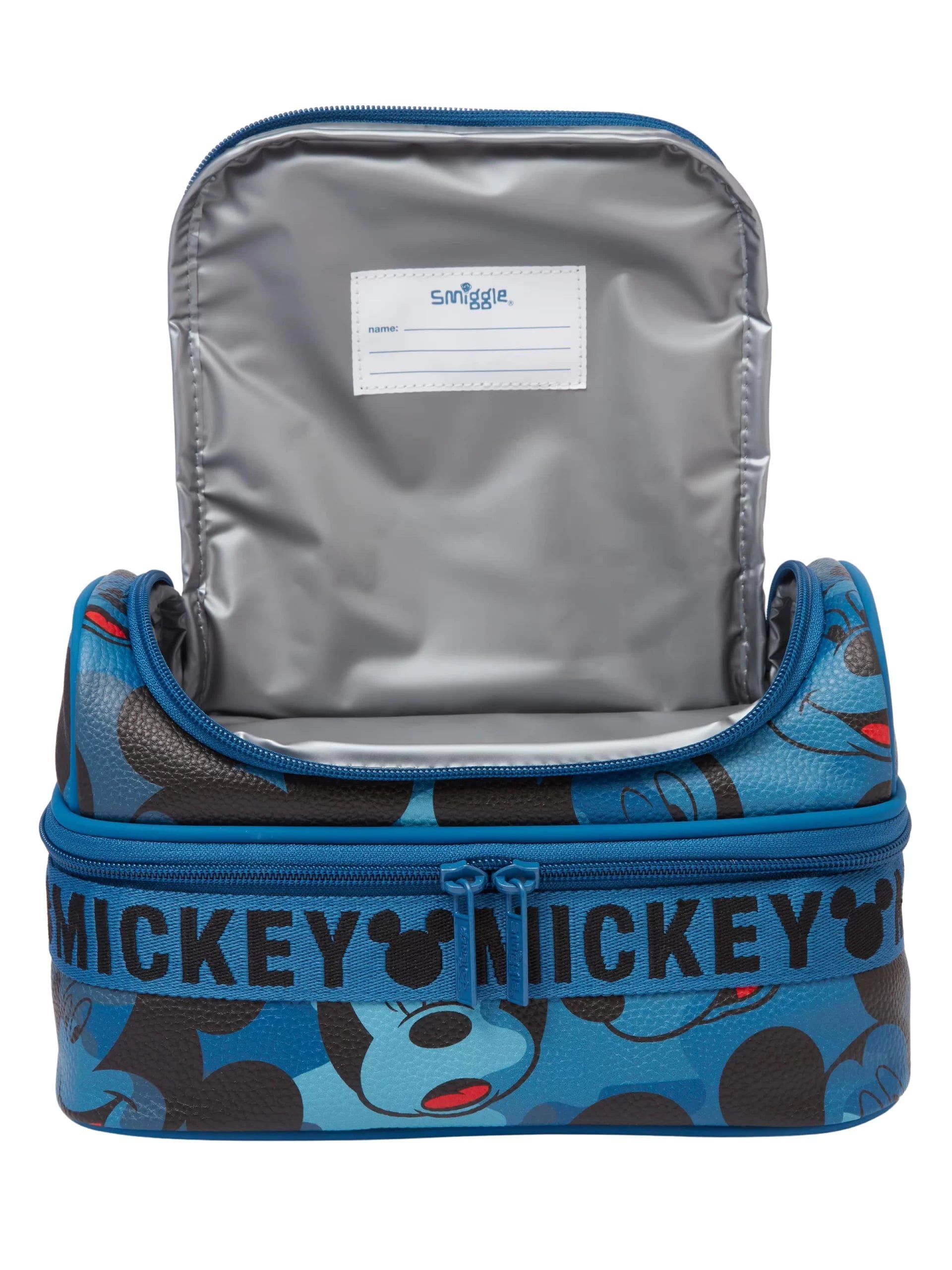 Smiggle - Mickey Mouse Double Layer Lunch Bag