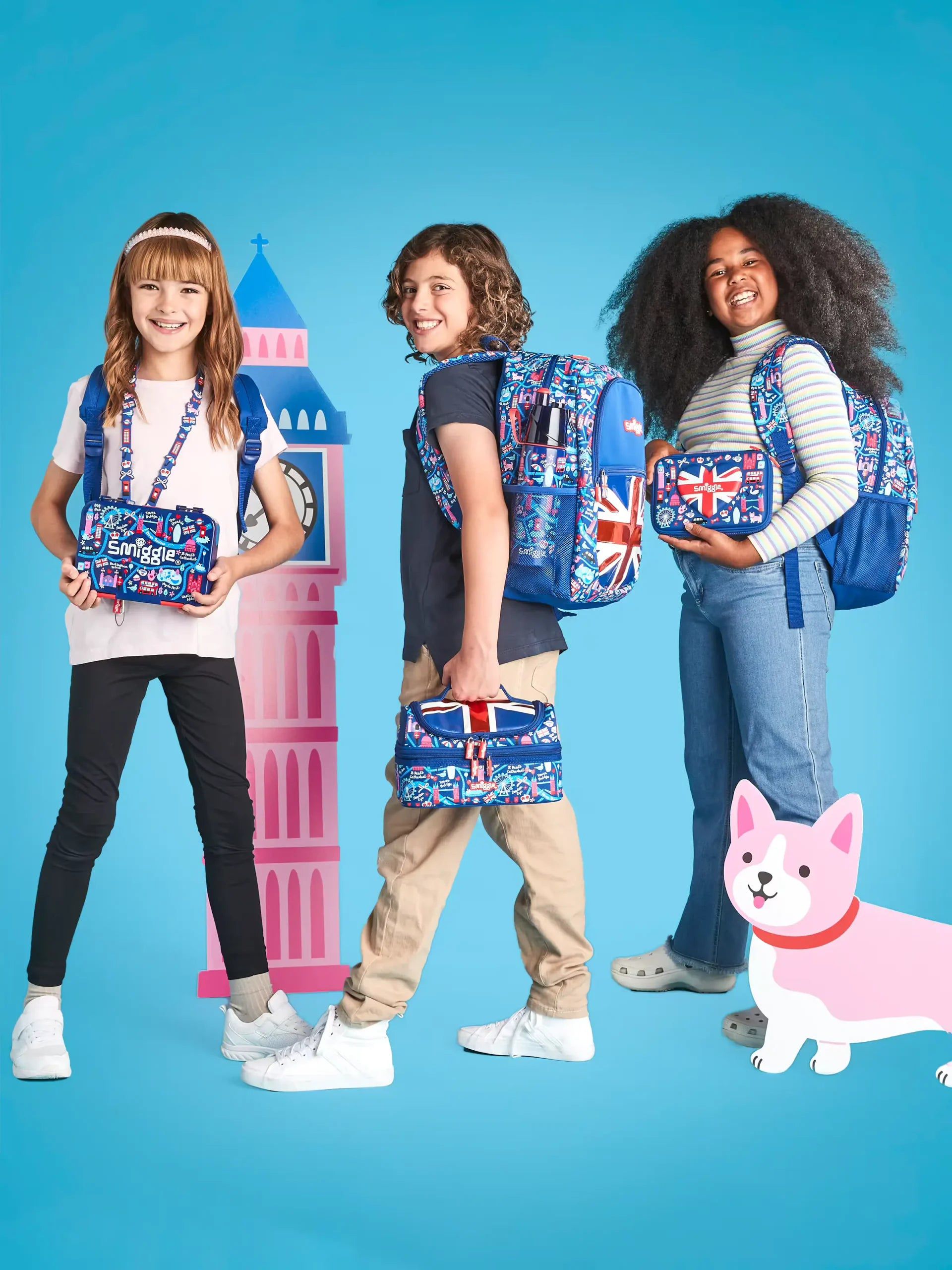 Smiggle - Little London Classic Backpack