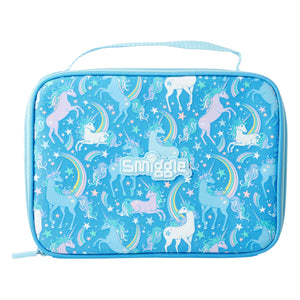 Smiggle - Neat Blue Unicorns Lunch Box