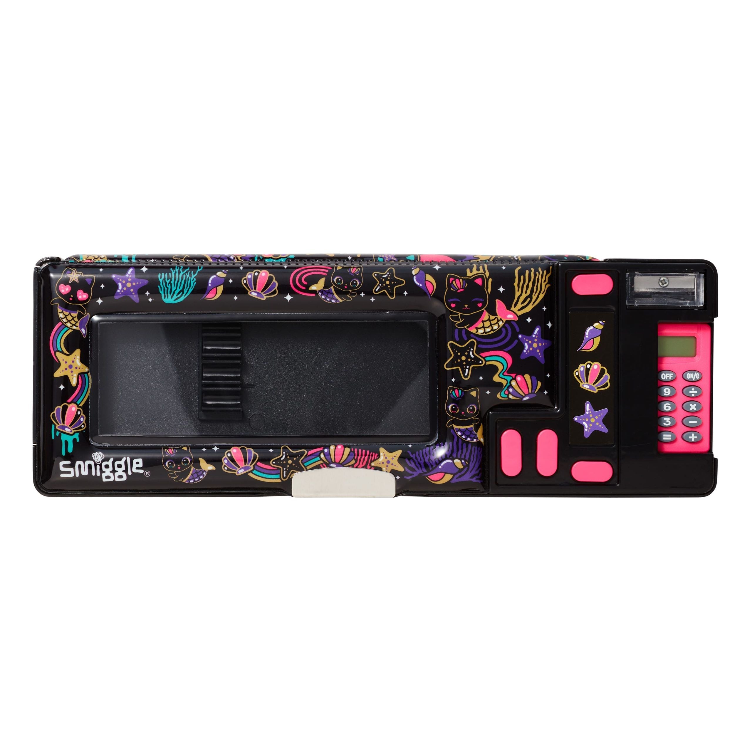 Smiggle - Hey There Automatic Pencil Case with Calculator