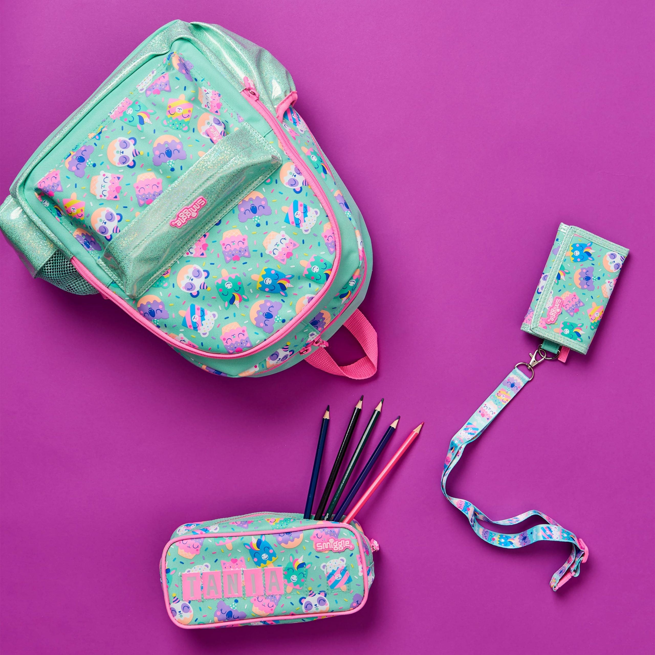 Smiggle - Cloud Nine Junior Named Cruiser Pencil Case