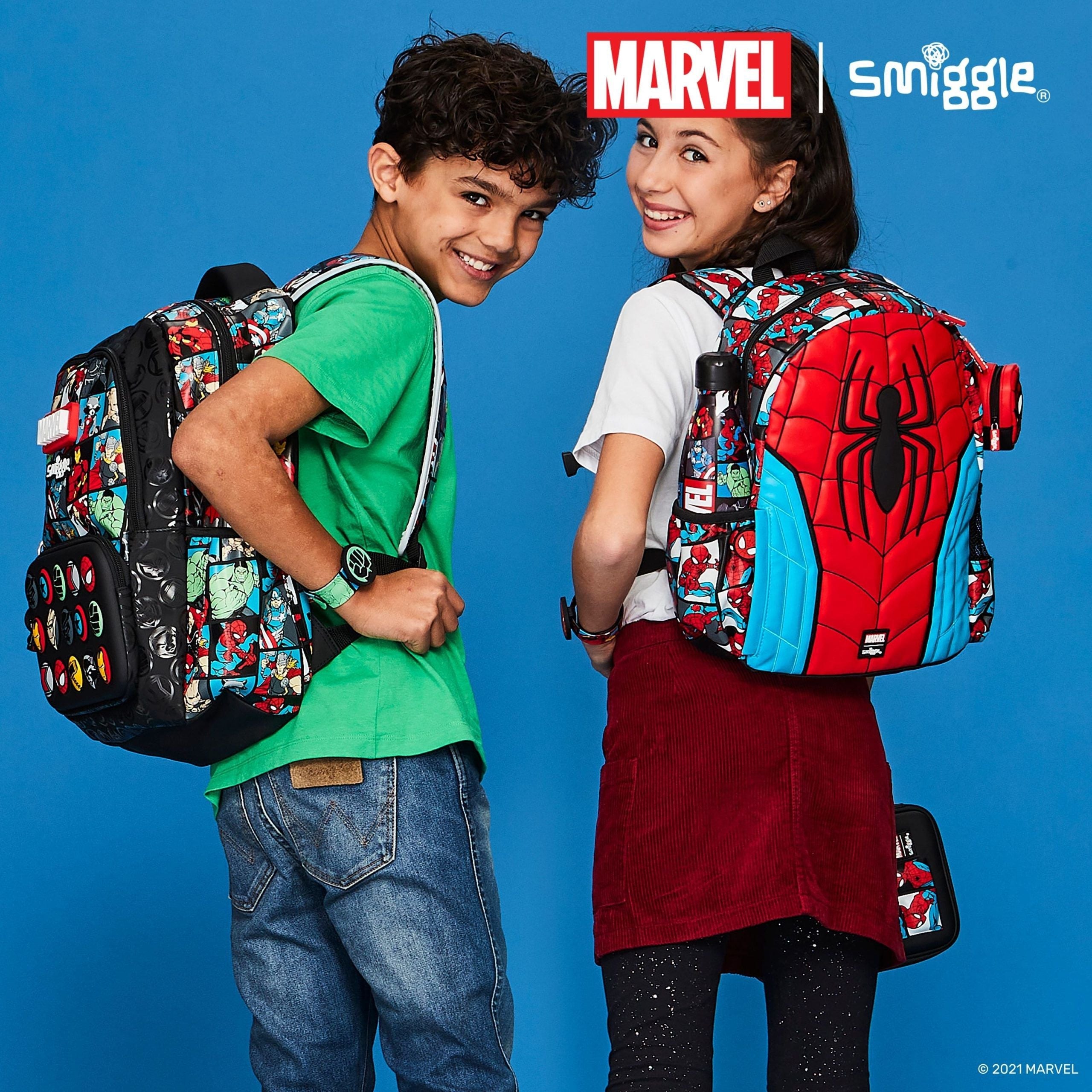 Smiggle - Marvel Spider-Man Junior Hoodie Backpack