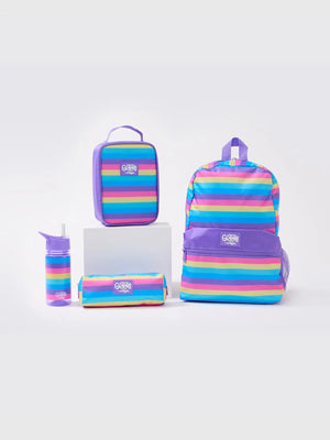 Smiggle - Giggle 4-Piece Rainbow School Bag Set Pack