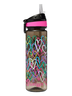 Smiggle - I Heart BPA-Free 650 Straw Drinker