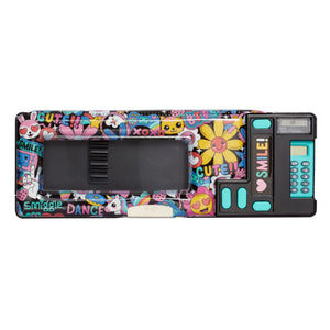 Smiggle - Bright Side Automatic Pencil Case with Calculator