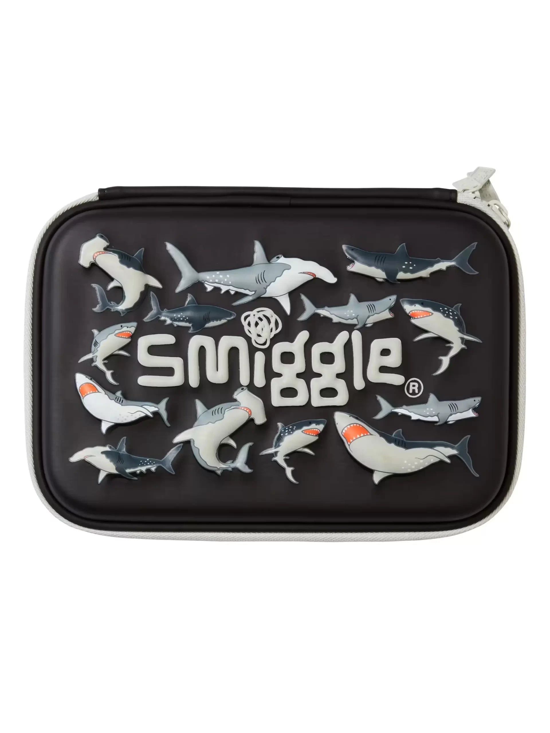 Smiggle - Drift Hardtop Shark Double Pencil Case