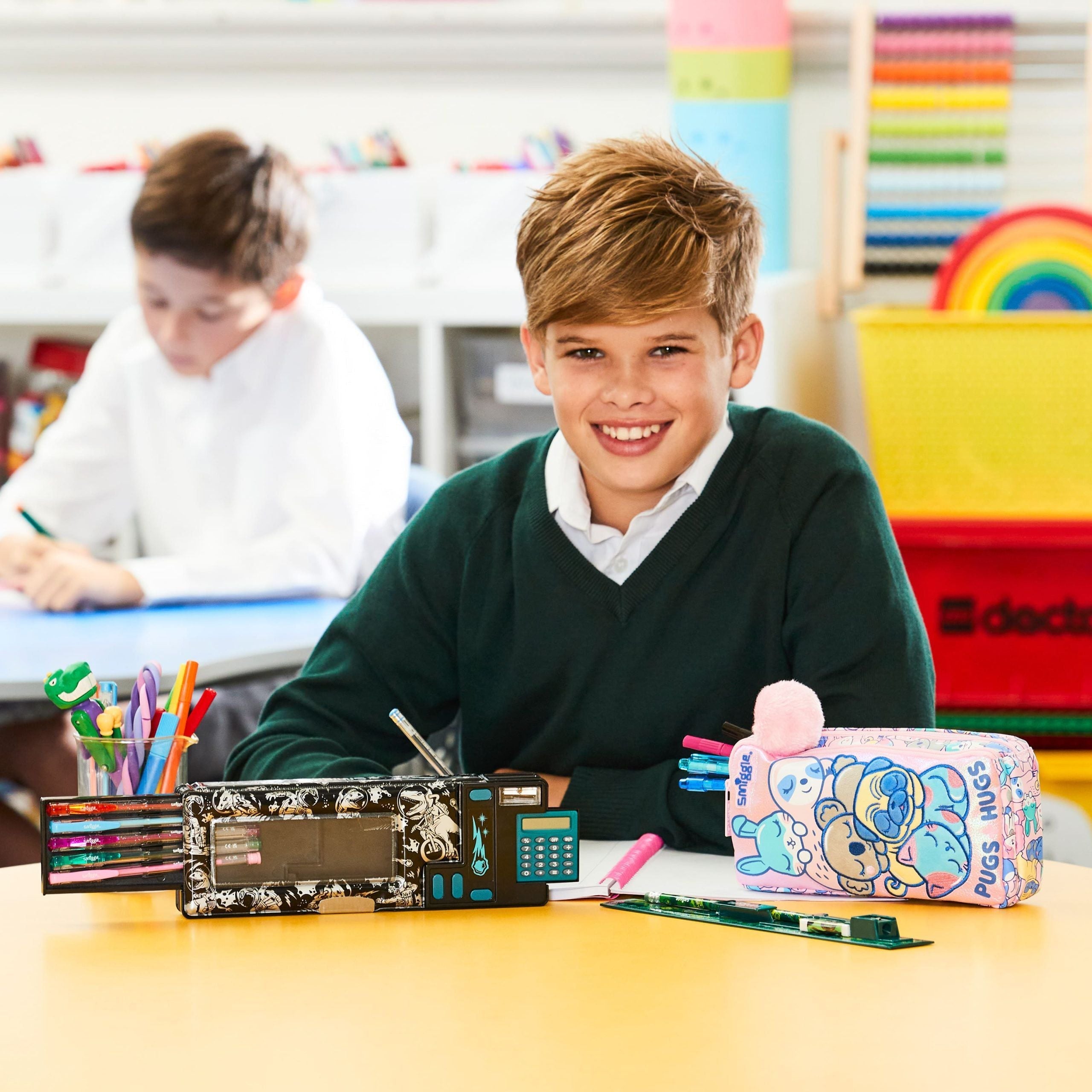 Smiggle - Better Together Poput Automatic Pencil Case with Calculator