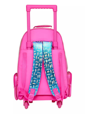 Smiggle - Barbie Rolling Light-Up Wheeled Bag