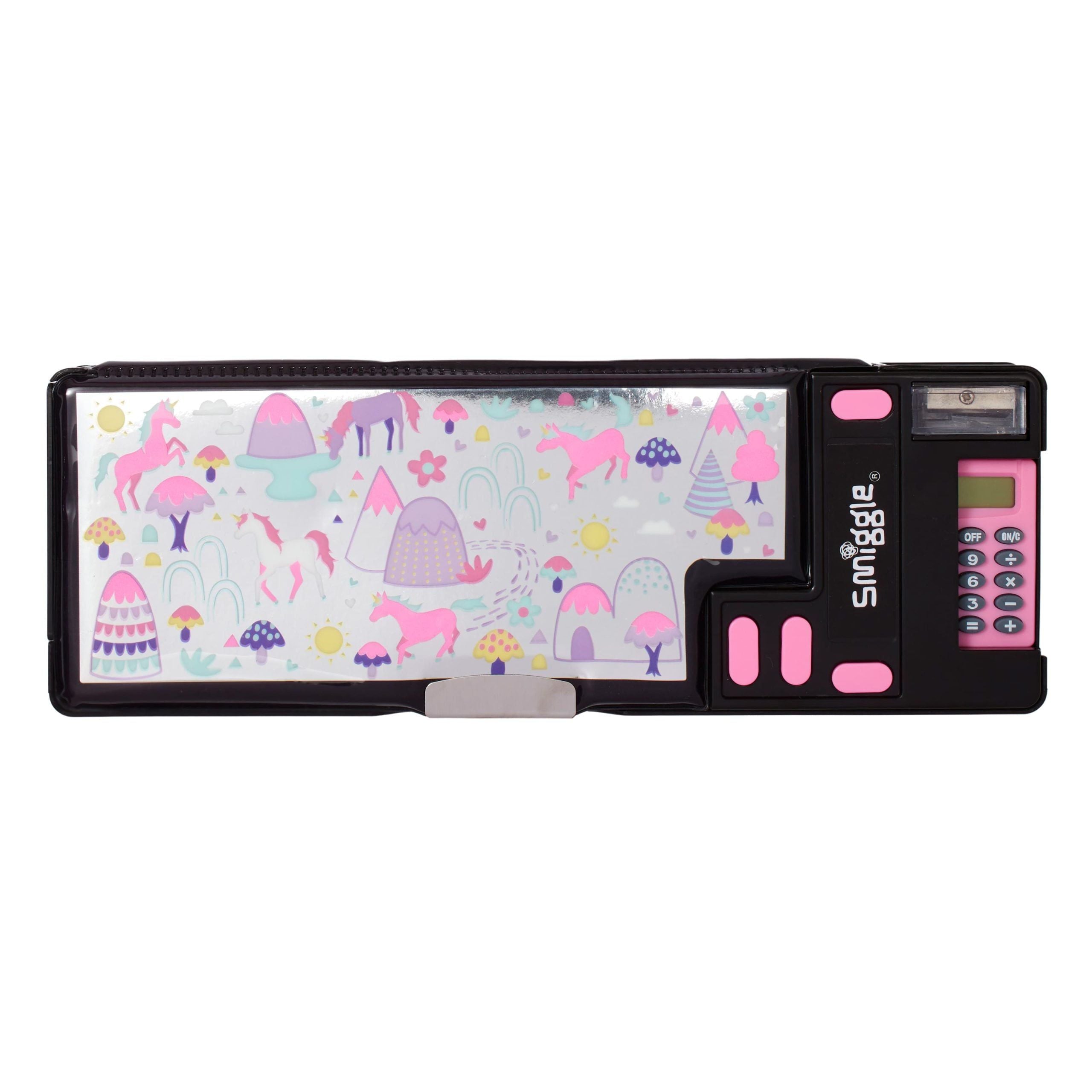 Smiggle - Vibin Automatic Pencil Case with Calculator