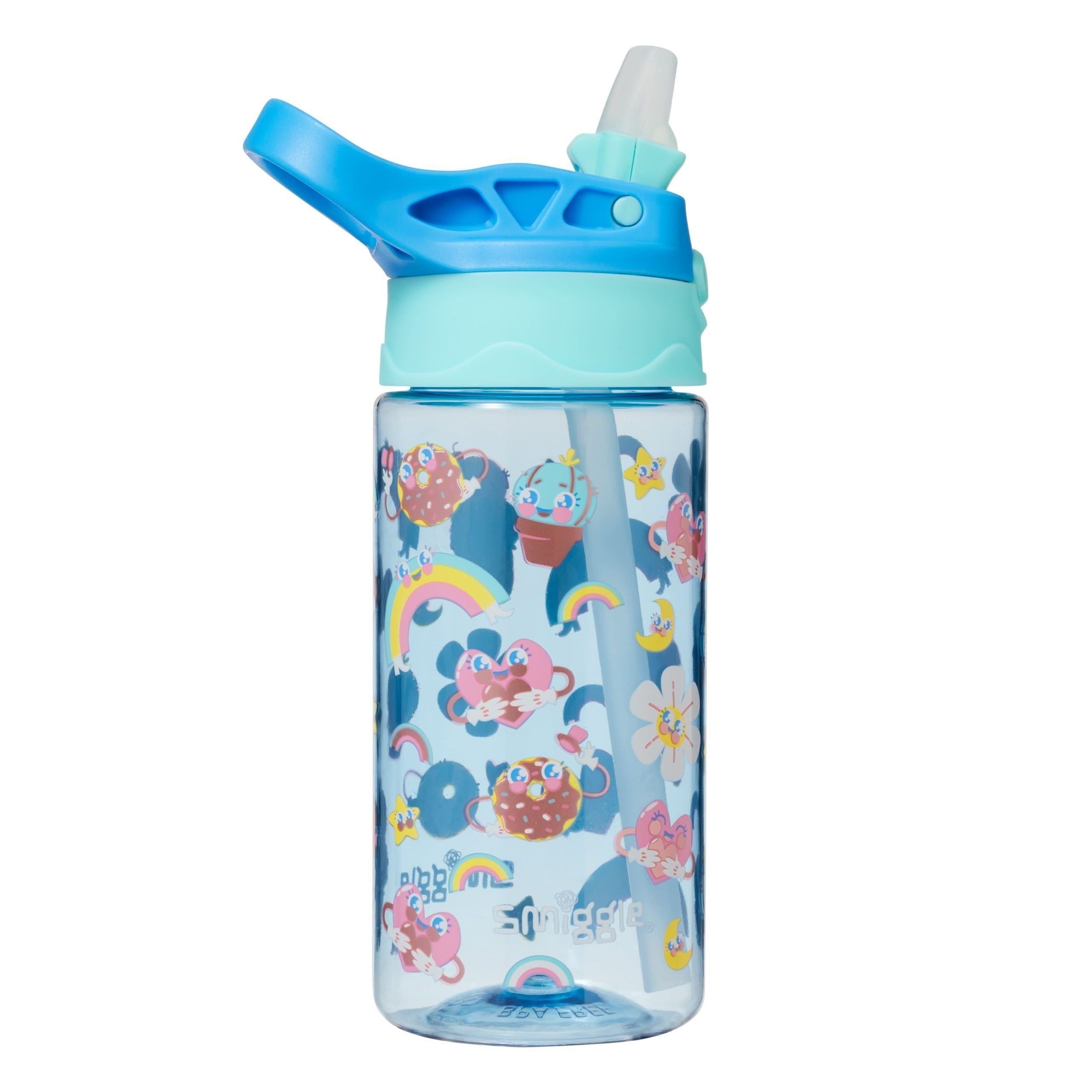 Smiggle - Pop Junior 430ML Hidden Automatic Straw Water Bottle