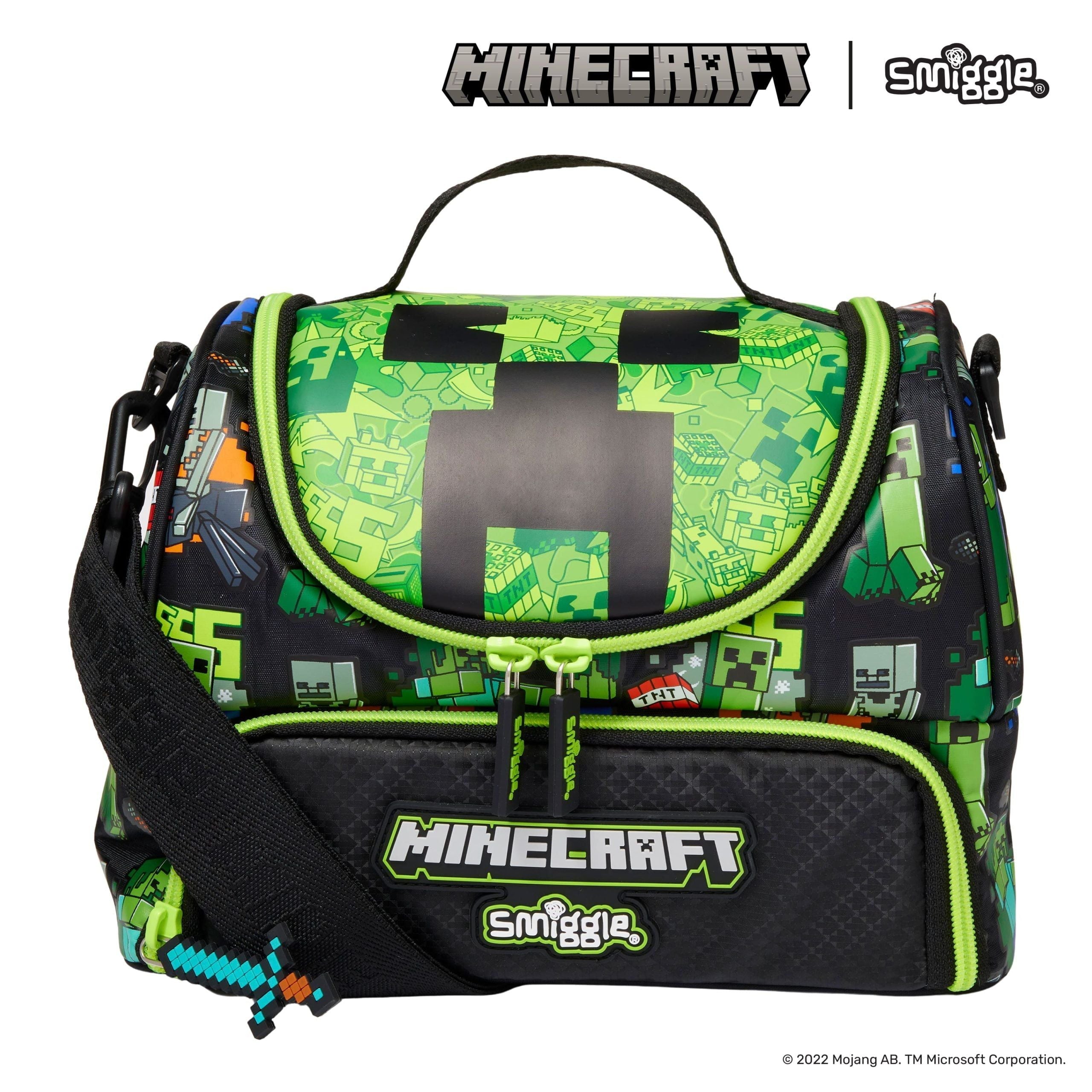 Smiggle - Minecraft Double Layered Lunch Bag