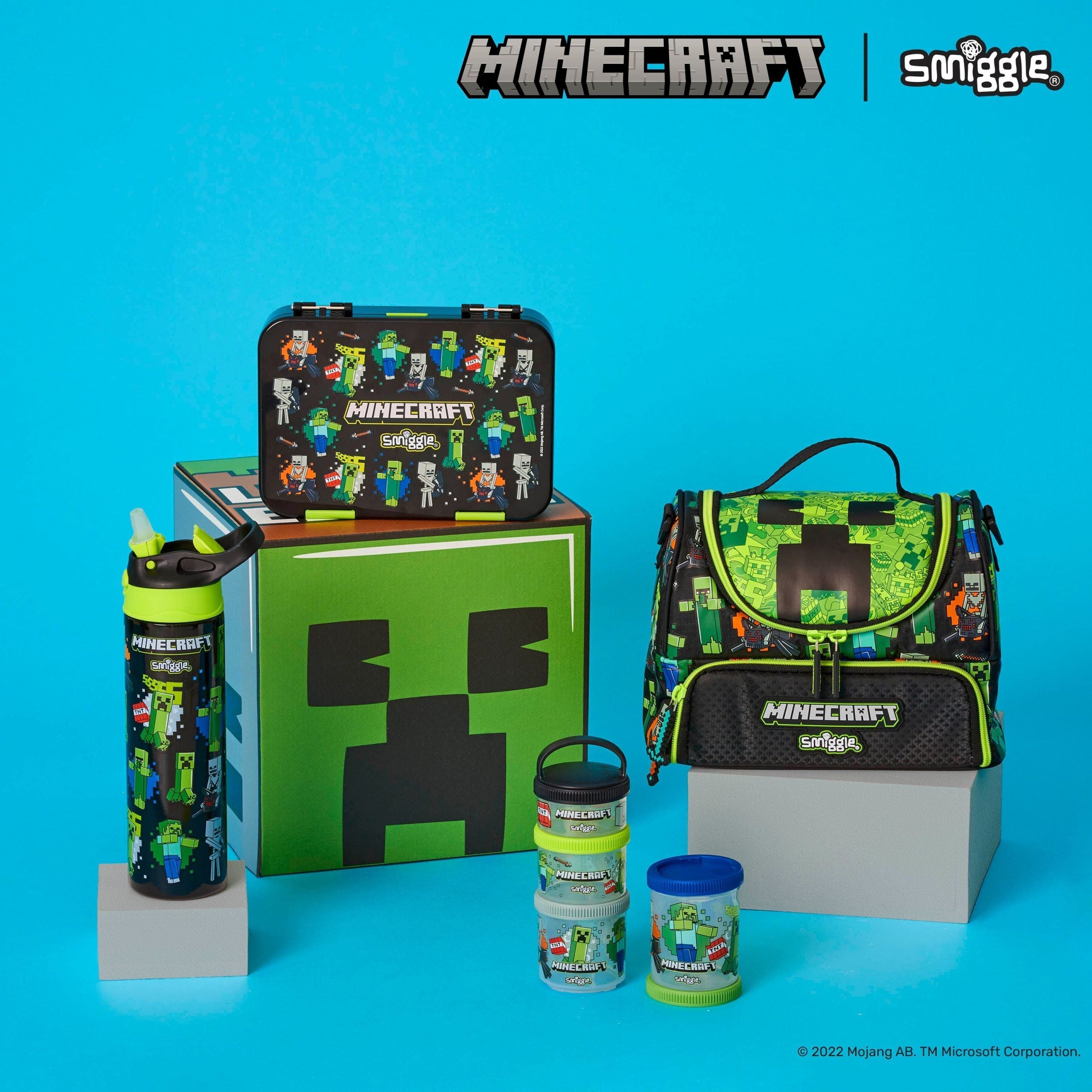 Smiggle - Minecraft Double Layered Lunch Bag