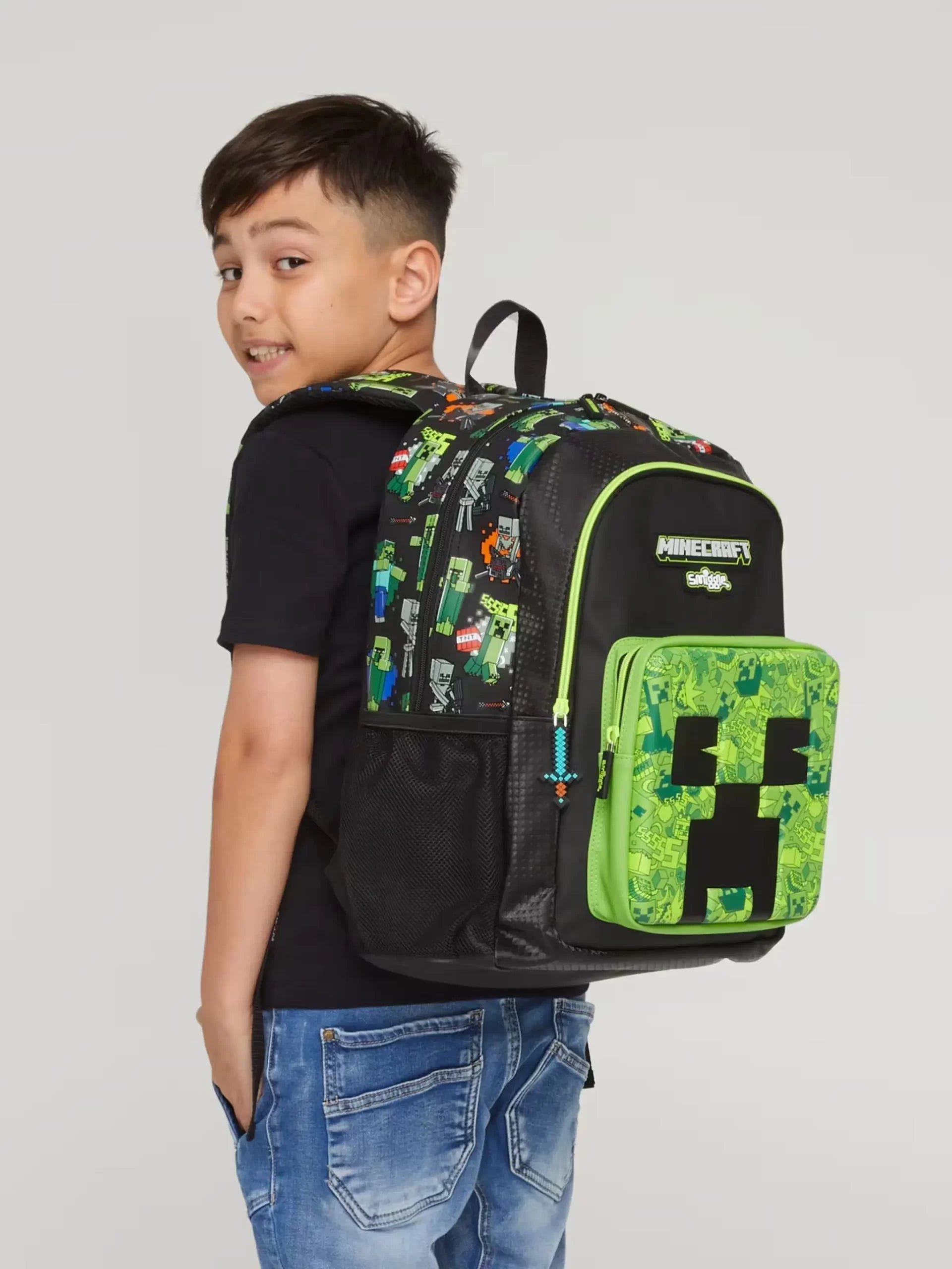 Smiggle - Minecraft Classic Backpack