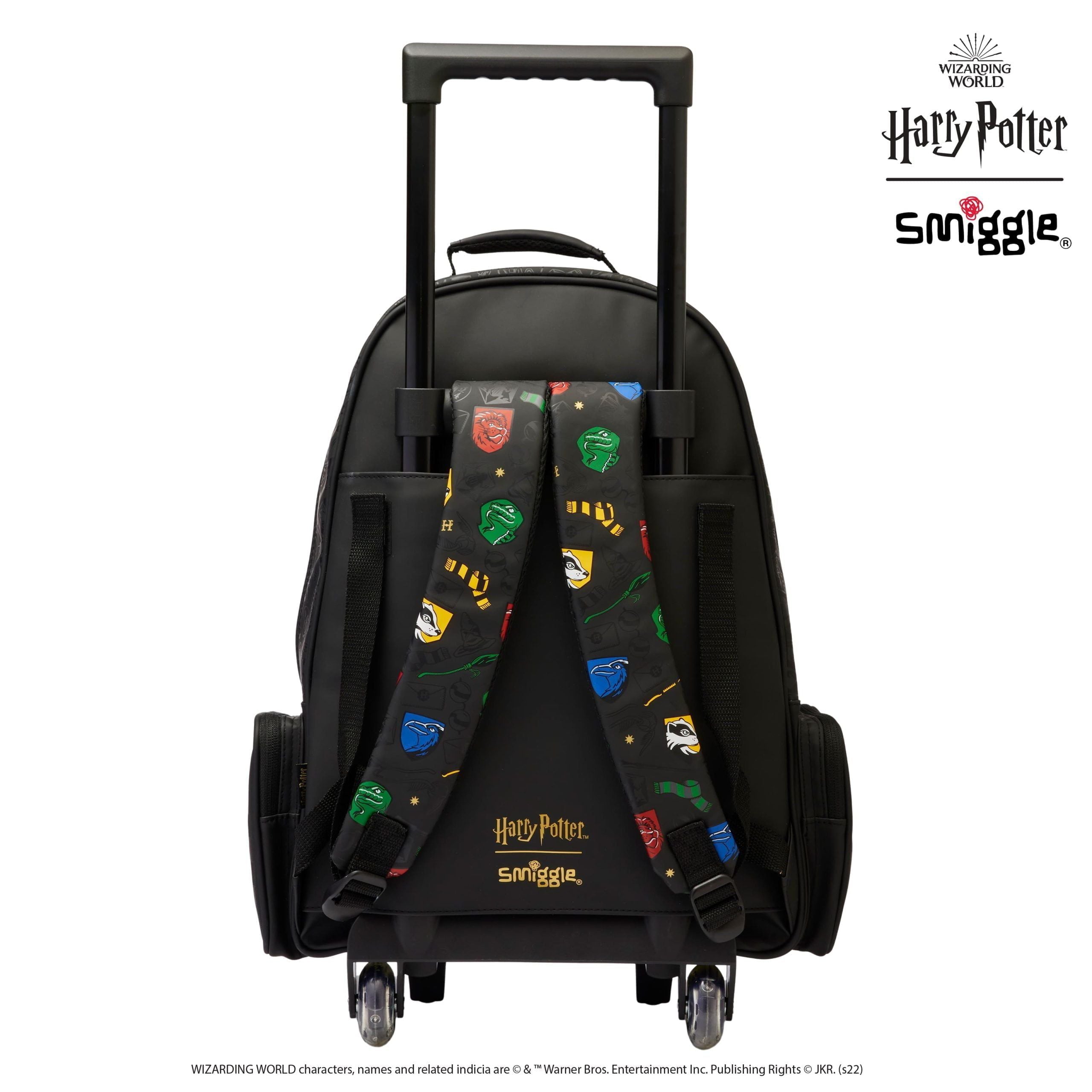 Smiggle - Harry Potter Lighted Wheeled Backpack