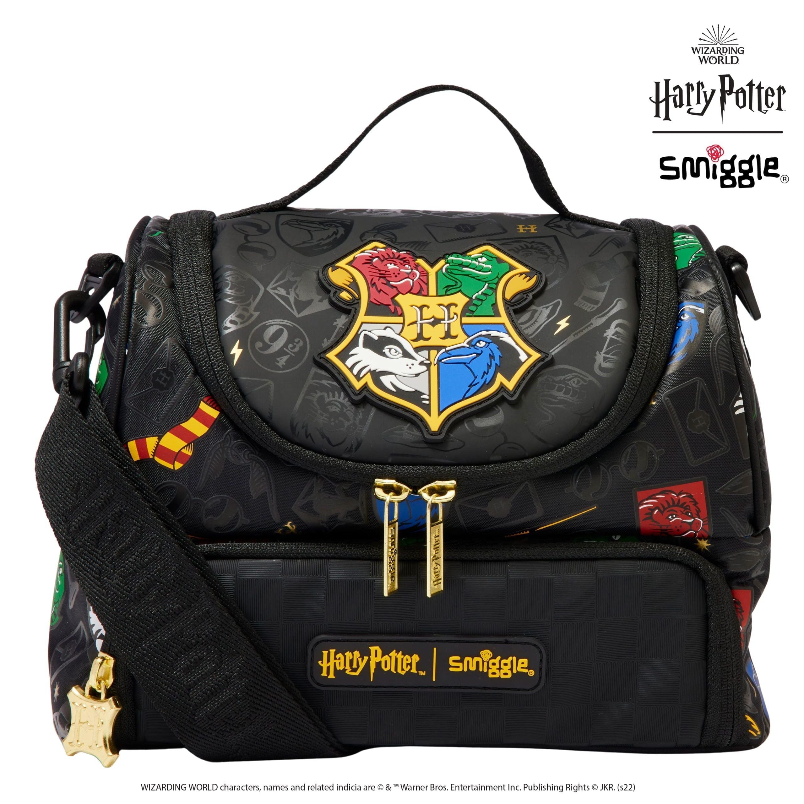 Smiggle - Harry Potter Double Layer Lunch Bag with Strap