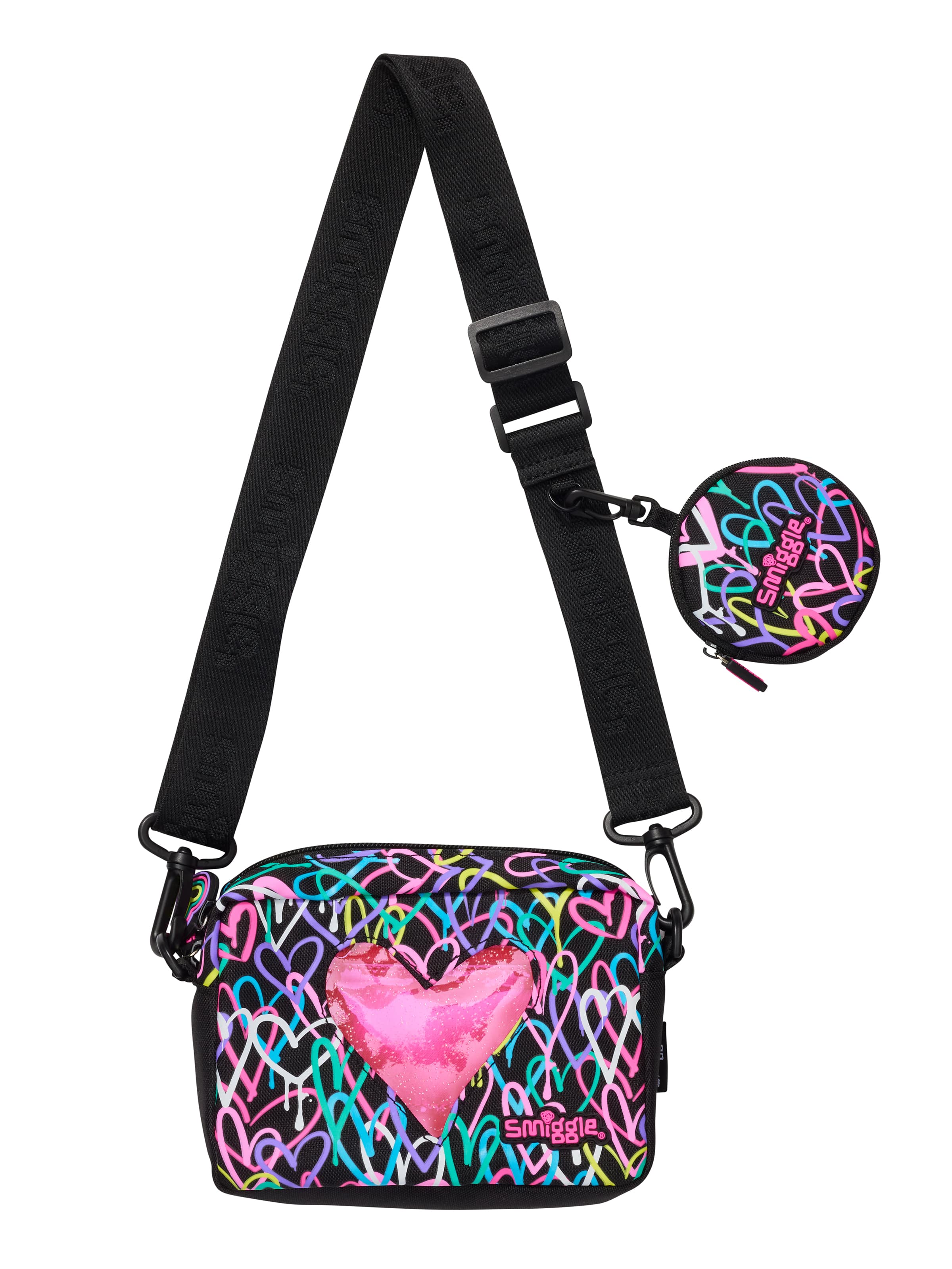 Smiggle - I Heart Shoulder Bag and Purse