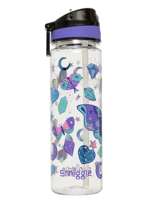 Smiggle - Fly High BPA-Free 650ML Water Bottle with Straw