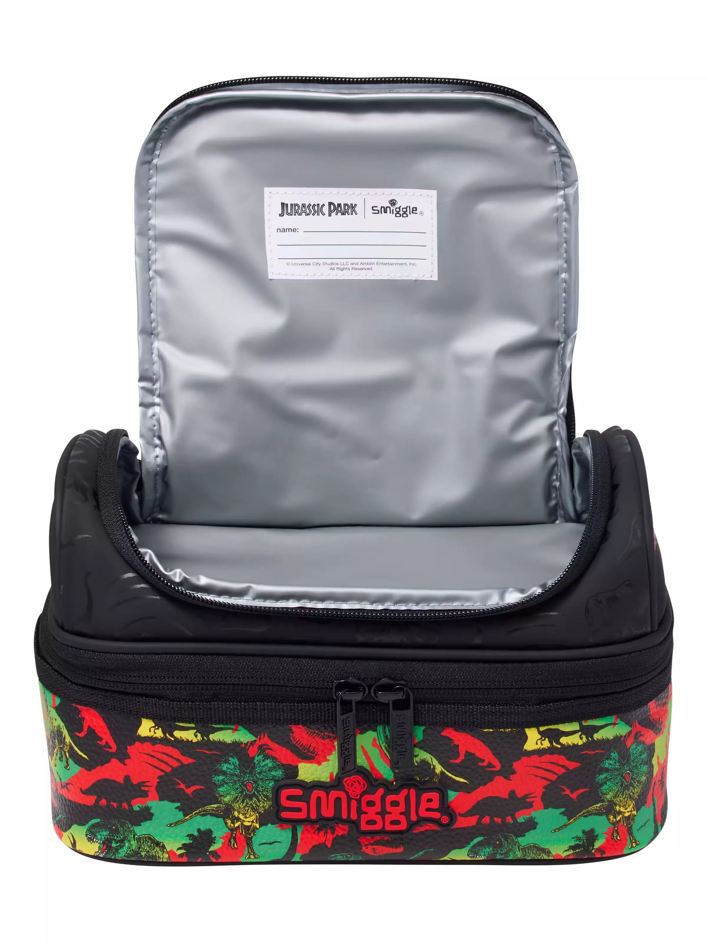 Smiggle - Jurassic Park Double Layer Lunch Bag