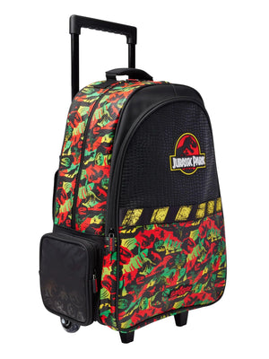 Smiggle - Jurassic Park Lighted Wheeled Cart Backpack