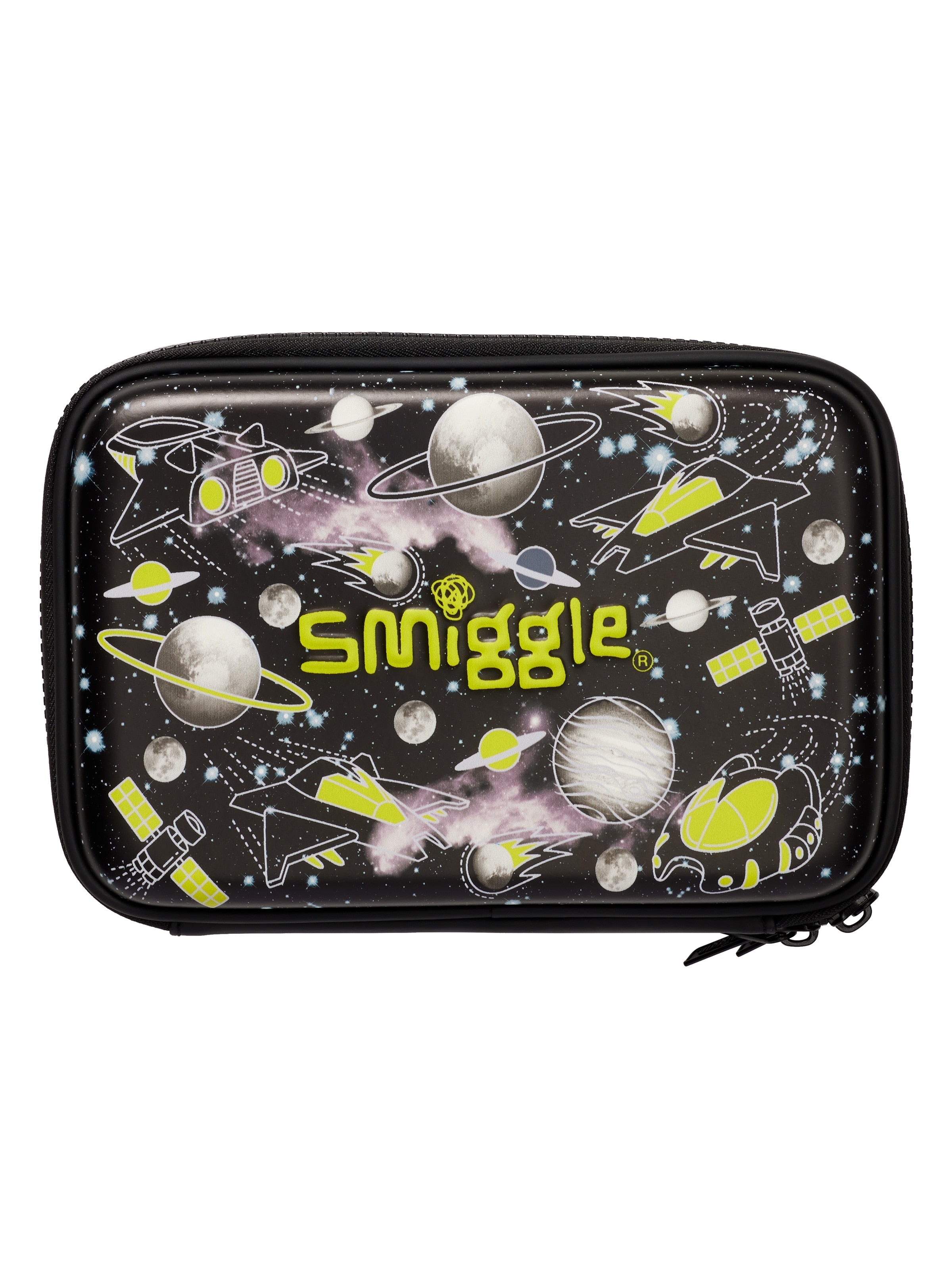 Smiggle - Fly High Two Compartment Hardtop Pencil Case