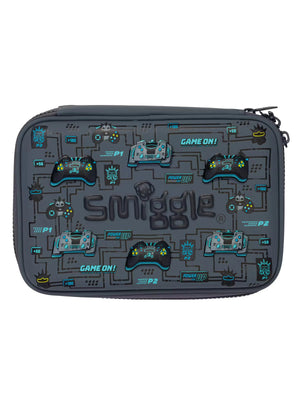 Smiggle - Epic Double Compartment Hardtop 3B Pencil Case