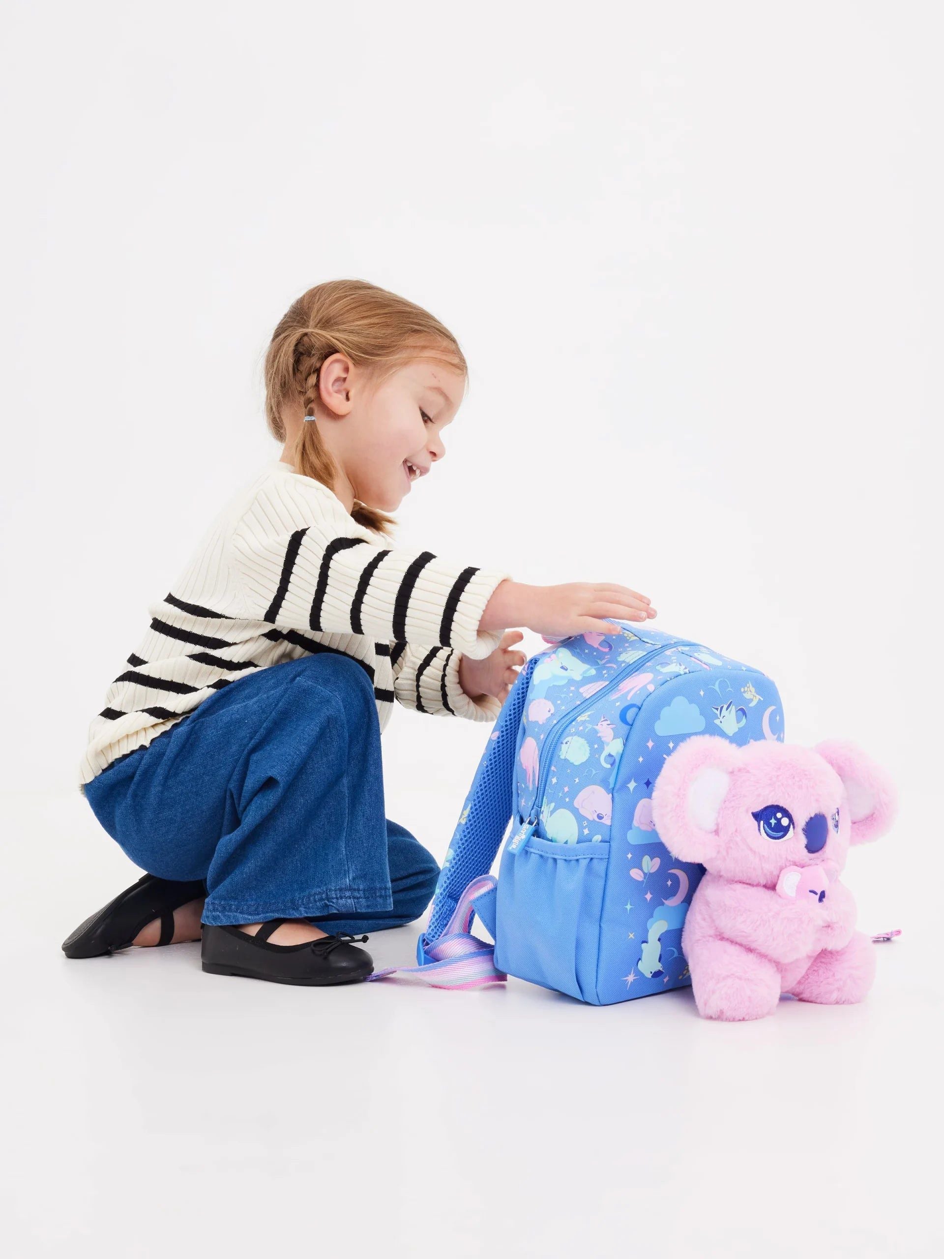 Smiggle - Big Dreams Kindergarten Removable Plush Backpack