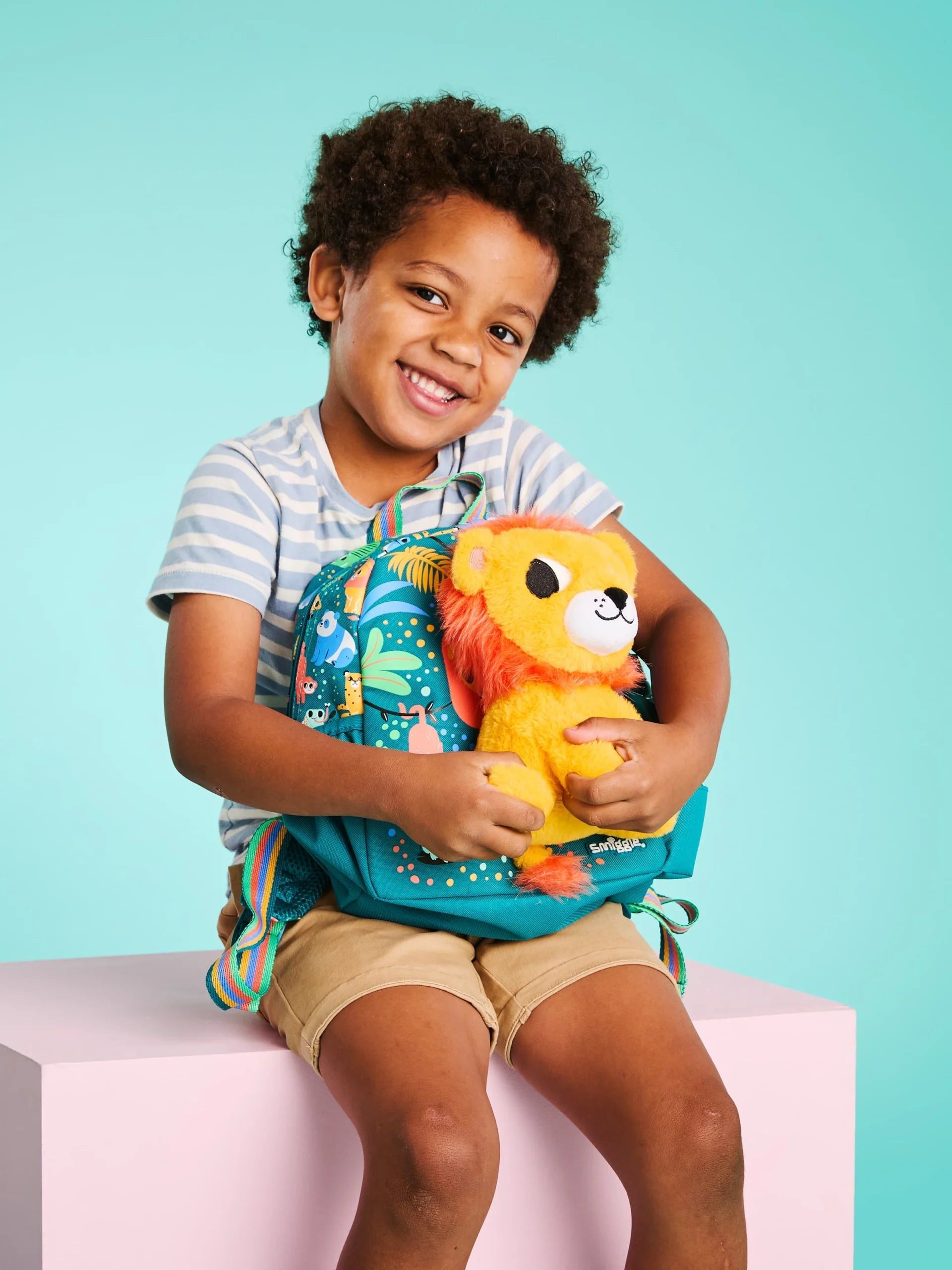 Smiggle - Big Dreams Kindergarten Removable Plush Backpack