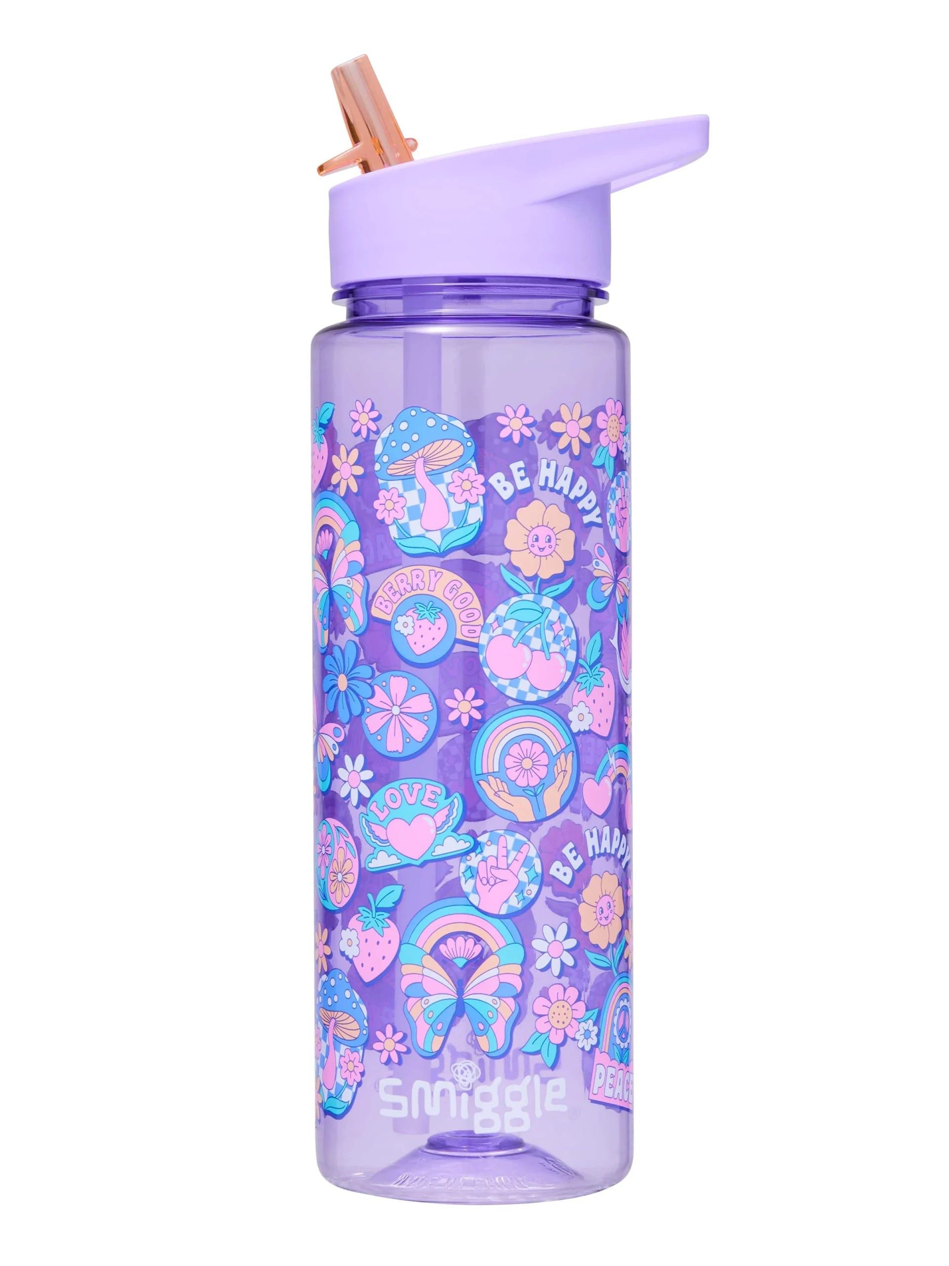 Smiggle - Limitless BPA Free 650ML Straw Bottle