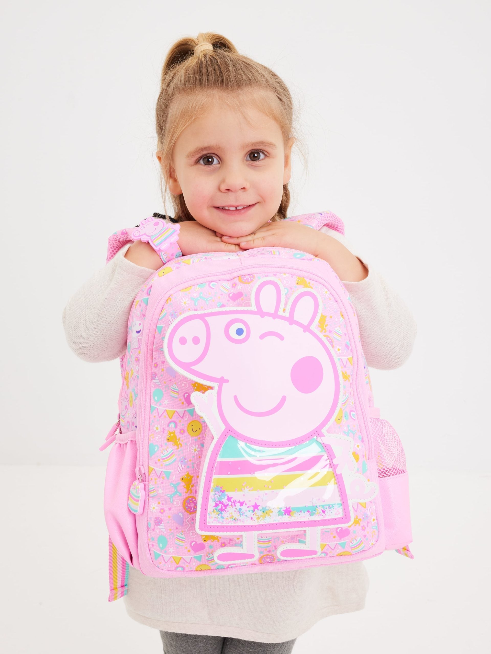 Smiggle - Peppa Pig Junior Hooded Backpack