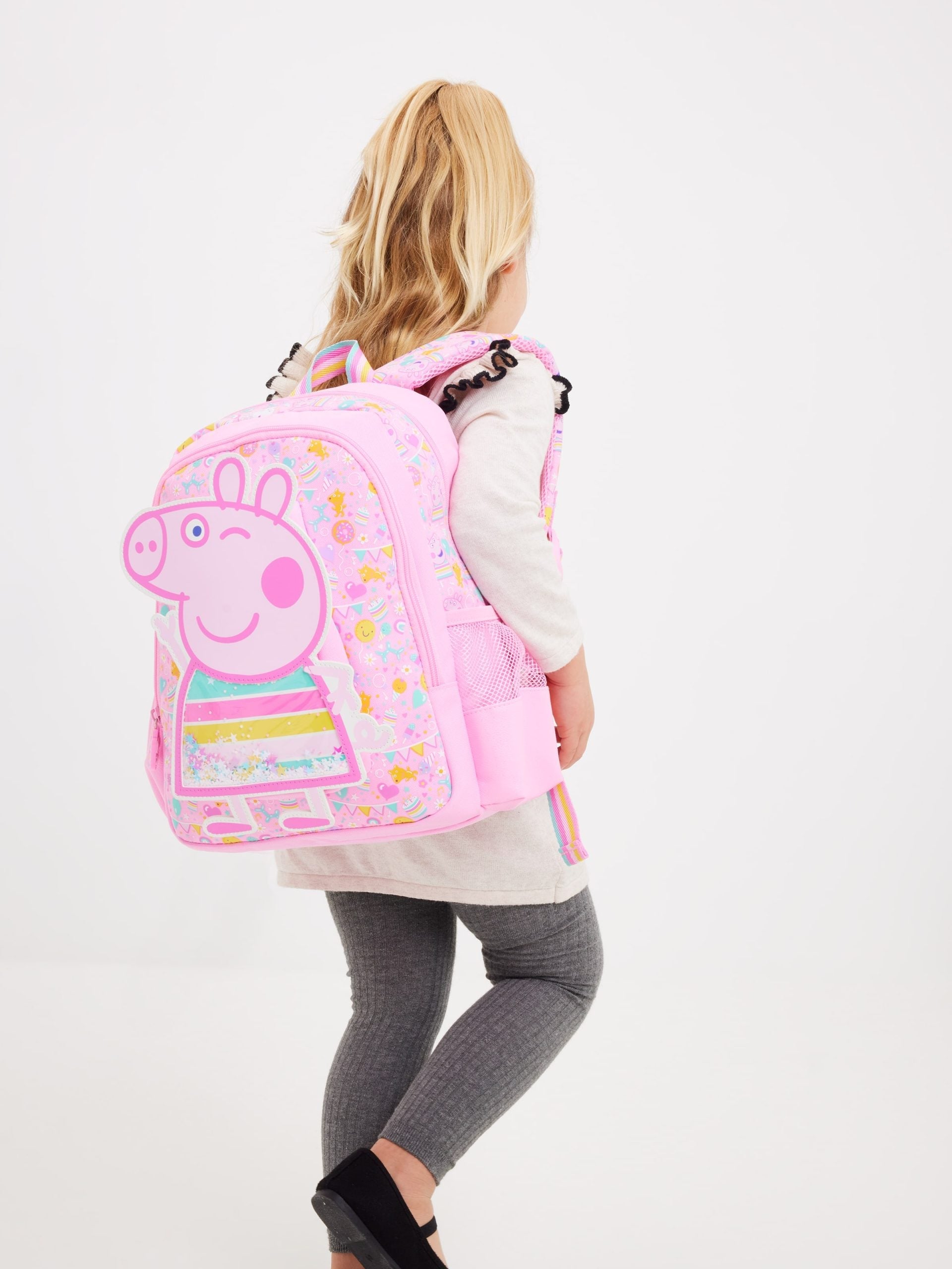 Smiggle - Peppa Pig Junior Hooded Backpack