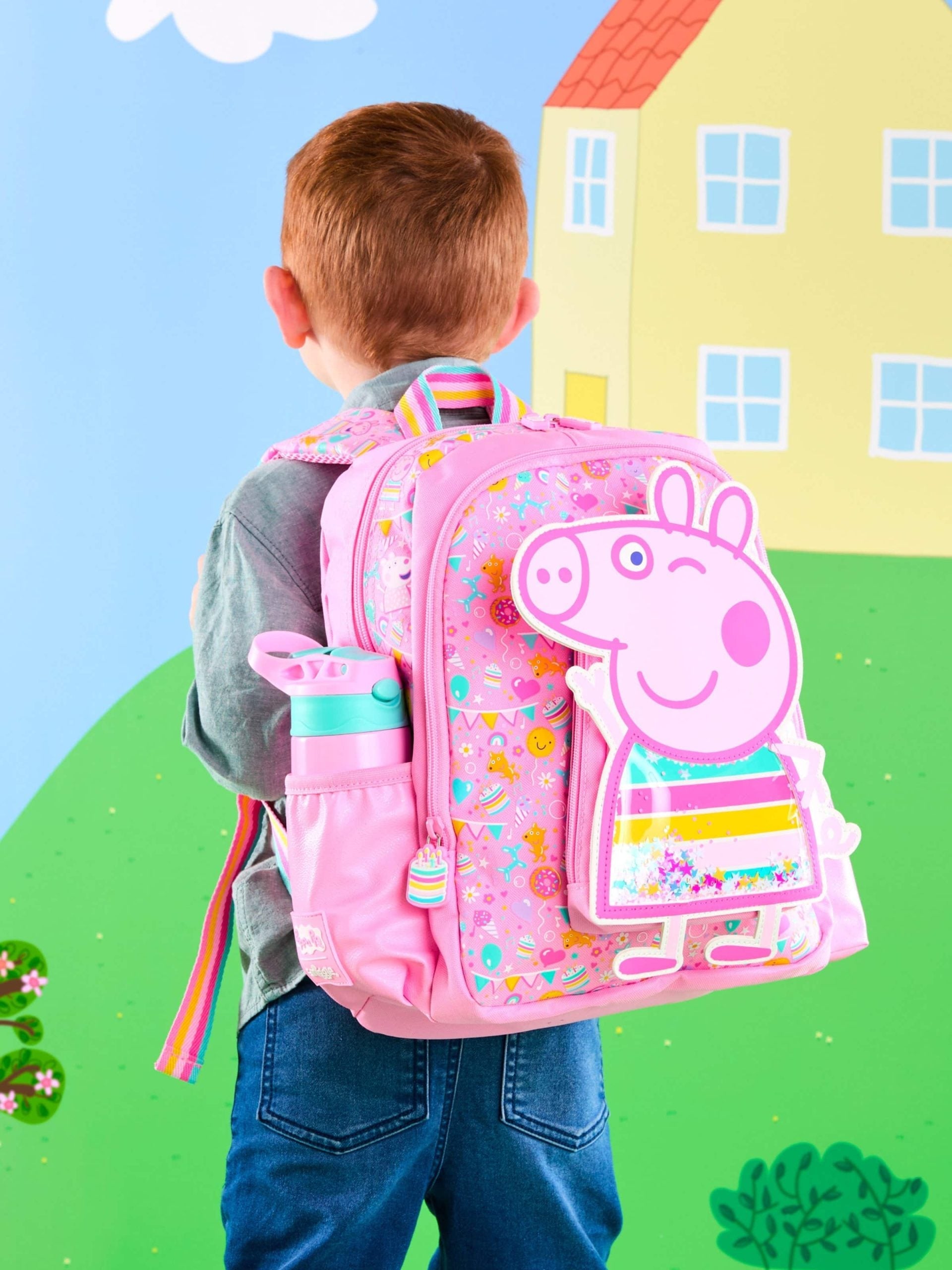 Smiggle - Peppa Pig Junior Hooded Backpack