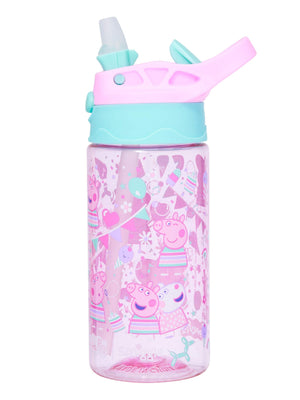 Smiggle - Peppa Pig 440ML BPA-Free Automatic Drinker with Straw