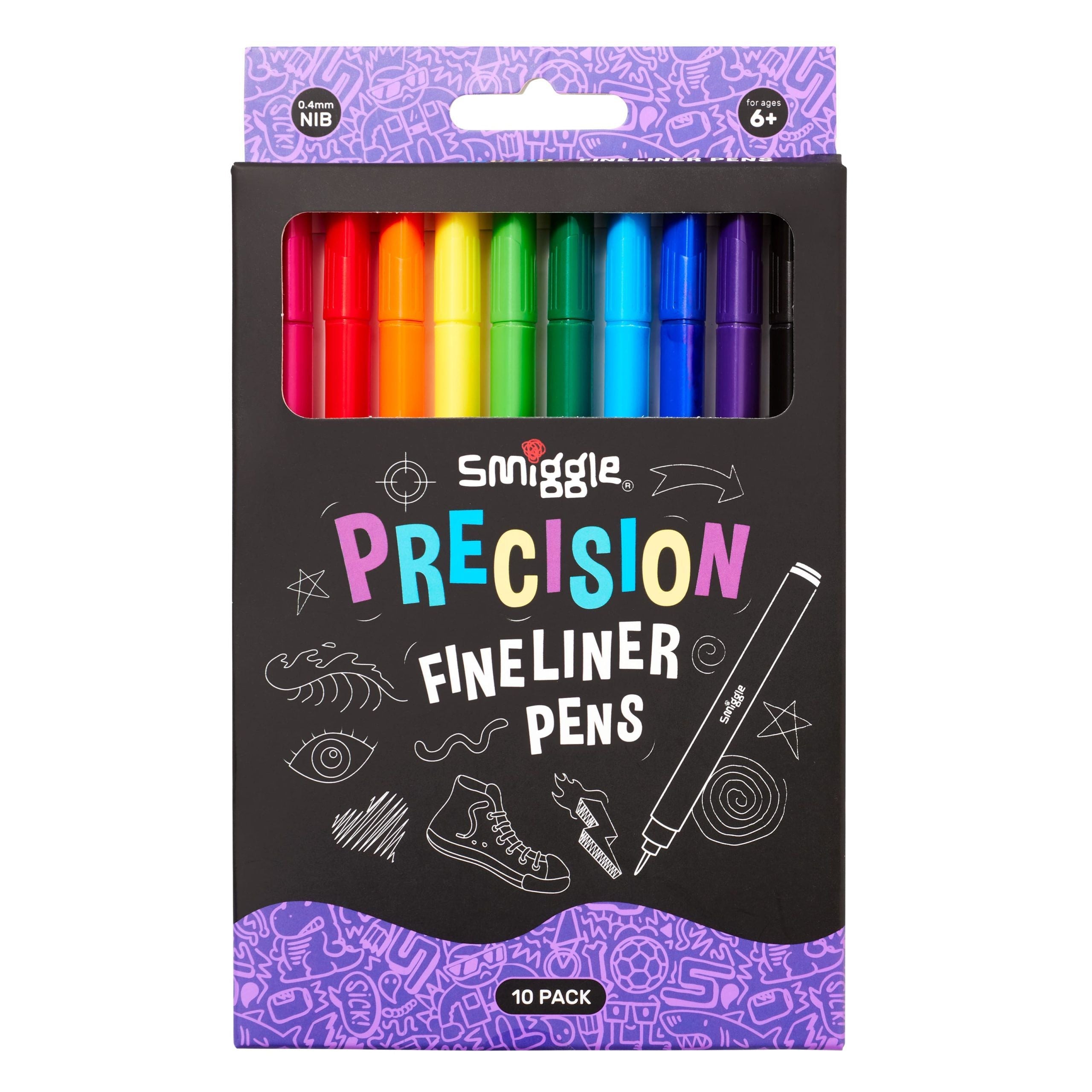 Smiggle - Fineline Pen Pack X10