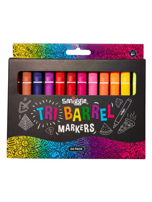 Smiggle - Triangle Highlighter Marker Pack X24