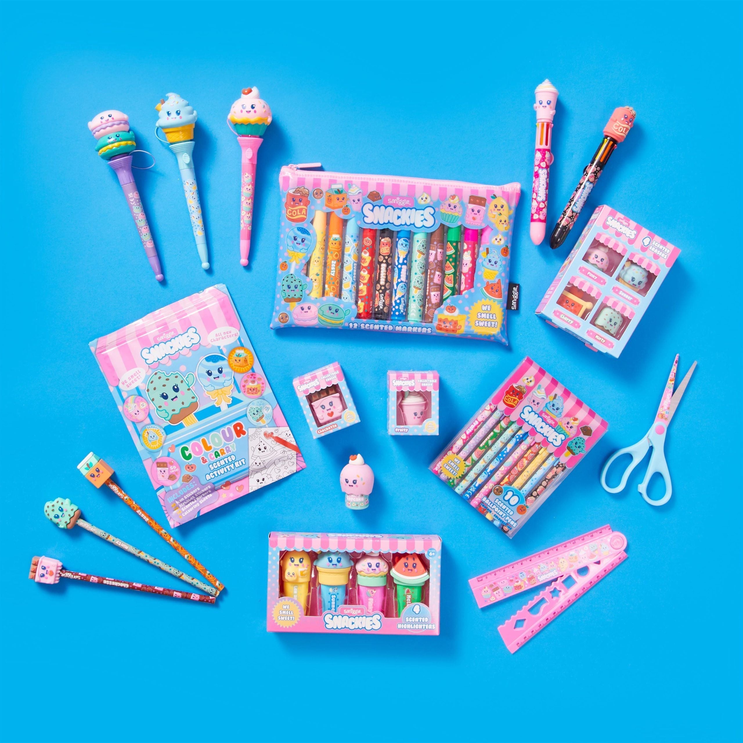 Smiggle - Snackies Highlighter Pack X4