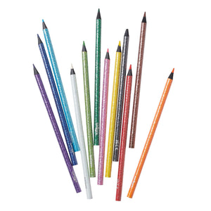 Smiggle - Glittery 12-Pack Glitter Crayons