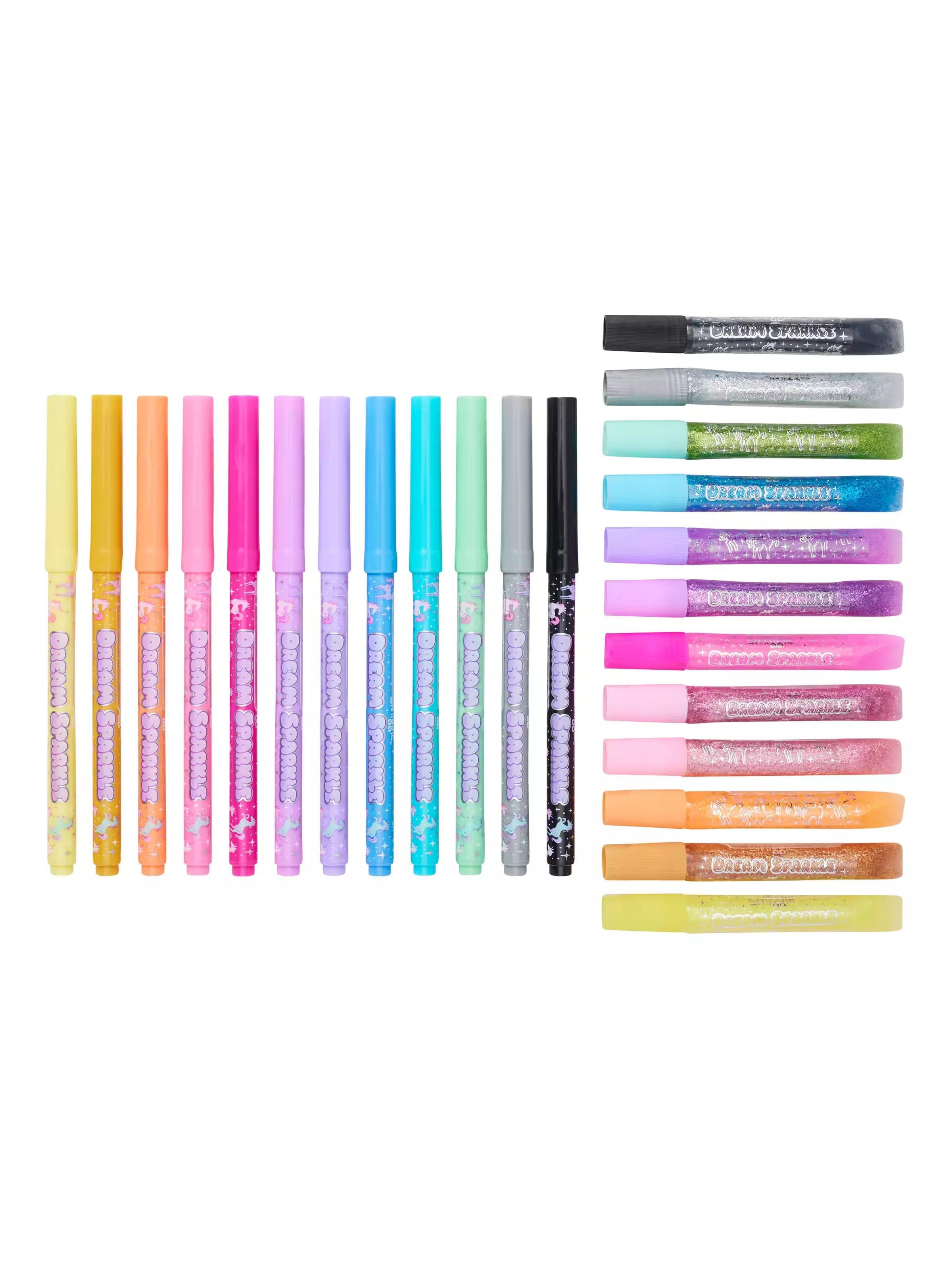 Smiggle - Dream Sparkle Colours and Sparkles Stationery Set