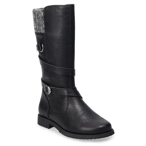 Valencia Imports (Rachel Shoes) Big Girls Denver Knee-High Riding Boot Black